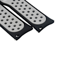 Miniatyrbillede 3 af 5: Sort Grøn Sort Grøn kompatibel med Xiaomi Haylou Solar / Ls05 silikonerem