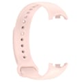 Pikkukuva 3 / 5: Vaaleanpunainen silikonitulppakellon ranneke, yhteensopiva Xiaomi Mi Band 8:n kanssa