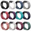 Miniatyrbillede 5 af 5: Blå Blå kompatibel med Fitbit Blaze læderurrem