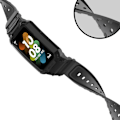 Miniatyrbillede 4 af 5: Sort Sort TPU Urrem kompatibel med Huawei Band 7 / 6 / Honor Band 6