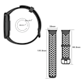 Miniatyrbillede 5 af 5: Sort Sort TPU Urrem kompatibel med Xiaomi Mi Band 7 Pro