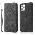 Fodral för iPhone 14PRO svart 3D-präglat Soft-Touch Magnetisk Mode