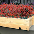 Miniatyrbillede 2 af 5: Kunstige Lavendelblomster Planter 8 Stykker, Livagtige UV-resistente Falske Buske Grønne Buske Buket Orange 6