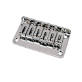 Miniatyrbilde 5 av 5: 6 Strengers Gitar Rulle Saddle Bridge Tailpiece for Elektrisk Gitar Sølv