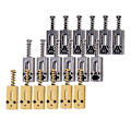 Miniatyrbilde 2 av 5: 6 stk. Roller Saddle Bridge Strengesadler for Elektrisk Gitar Gull