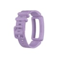 Pikkukuva 3 / 5: Vaaleanvioletti Vaaleanvioletti yhteensopiva Fitbit Inspire Hr / Ace 2 silikoniälykellon rannekkeen kanssa (valkoinen)