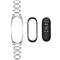 Miniatyrbillede 5 af 5: Guld Guld kompatibel med Xiaomi Mi Band 6 / 5 / 4 / 3 Rustfrit Stål Urrem