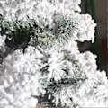 Miniatyrbild 3 av 5: 60CM spray snö flockning Jul simulering cederträ vit snöflinga julgran