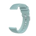 Miniatyrbild 4 av 5: Smaragdgrön Smaragdgrön 20mm Gropar Silverspänne Silikon Klockarmband