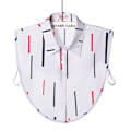 Miniatyrbilde 1 av 5: Dame falsk krage Avtakbar genser skjorte Allsidig (White Stripes) pointed collar