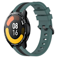 Miniatyrbillede 1 af 5: Grøn Sort Grøn Sort Silikone Urrem kompatibel med Xiaomi Mi Watch S1 Active