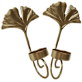Miniatyrbild 3 av 3: Väggljusstake med Lövdesign - 2-pack