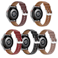 Miniatyrbillede 3 af 5: Sort Sort Præget Læderrem kompatibel med Garmin Vivoactive 3
