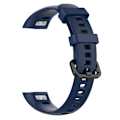 Miniatyrbillede 4 af 5: Blå Silikone Urrem kompatibel med Huawei Honor Band 4 / Band 5
