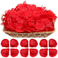 Miniatyrbilde 1 av 3: 2000 stk. Roseblader Kunstige Roseblader Røde Blader Roser Valentinsdag Roseblader Romantiske Jubileumsrekvisitter