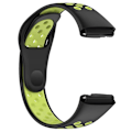 Miniatyrbillede 4 af 5: Sort Lime Sort Lime Silikone Urrem kompatibel med Redmi Watch 3 Lite / Watch 3 Active