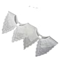 Miniatyrbilde 1 av 5: Dame falsk krage Avtakbar halv hul brodert bomull 1#