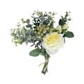 Miniatyrbilde 1 av 5: Simulerte Blomster Rosebuketter Håndholdte Blomster Vegg Yellow