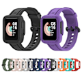 Miniatyrbillede 3 af 5: Grå Grå Silikone Urrem kompatibel med Xiaomi Mi Watch 2 Lite