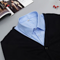 Miniatyrbilde 4 av 5: Falsk krage for kvinner, fritid, profesjonell V-bokstavdekorasjon White collar 38 size 165/84A