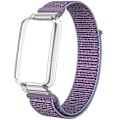 Pikkukuva 2 / 5: Lilacs Lilacs PC-kotelo + Nylon Loop -hihna, yhteensopiva Xiaomi Mi Band 7 Pron kanssa