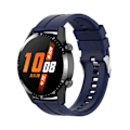 Miniatyrbillede 5 af 5: Midnatsblå Midnatsblå kompatibel med Huawei Watch Gt 2 46mm urrem med sølvspænde