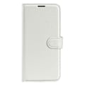 Miniatyrbild 5 av 5: För Xiaomi 15 Fodral Litchi Textur Stötsäkert Läder Plånboks Telefonfodral White