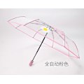 Miniatyrbillede 1 af 5: Transparent Automatisk Paraply Dame Paraply Foldbar Parasol Til Regn Og Sol Vindtæt Dame Regn Paraplyer Chocolate