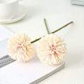 Miniatyrbilde 4 av 5: 10 stk. Silkekrysantemum Ball Buketter Hortensia for Bryllup Champagne