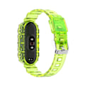 Miniatyrbillede 5 af 5: Transparent Gul Transparent Gul Tpu Integreret Rem kompatibel med Xiaomi Mi Band 5/6/7