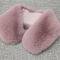 Miniatyrbilde 4 av 5: Dame falsk krage Avtakbar halvtykk Imitert Otter Beige
