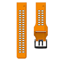 Miniatyrbillede 2 af 5: Orange Sort Orange Sort Silikone Urrem kompatibel med Garmin Fenix 6