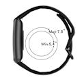 Miniatyrbillede 4 af 5: Mørkegrøn Mørkegrøn Sports Silikonerem kompatibel med Oppo Watch Free Nfc Version