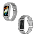 Miniatyrbilde 3 av 5: Lysegrå TPU-klokkereim kompatibel med Huawei Band 7 / 6 / Honor Band 6