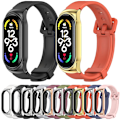 Miniatyrbilde 3 av 5: Svart Svart Silikon Klokkereim kompatibel med Xiaomi Mi Band 7 / 7 Nfc kompatibel med Xiaomi Mi Band 7 / 7 Nfc