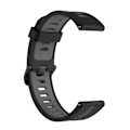 Miniatyrbilde 4 av 5: Svart Mørk Grå Svart Mørk Grå Silikon Klokkereim kompatibel med Huawei Watch Gt 3 46mm kompatibel med Huawei Watch Gt 3 46mm