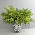 Pikkukuva 3 / 5: Keinotekoiset vihreät kasvit Koralliruohot Kultakalaruoho Sumu Mäntykataja Häät Käytävän Koriste Dark green bunch of coral grass
