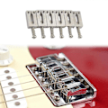 Miniatyrbilde 2 av 5: 6 stk. Gitar Bro Saler Bro Del Erstatning Bro Tilbehør for Tremolo for 6 Strenger Gitar Broer Hardware 10.8mm A