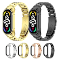 Miniatyrbilde 3 av 3: kompatibel med Xiaomi Mi Band 7 Stål Klokkereim Tf2 Tri-bead