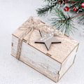 Miniatyrbilde 2 av 3: Mini Telysholdere i Tre - Rustikke 7x12cm Holdere