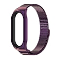 Miniatyrbillede 2 af 3: Lilla Lilla Rustfrit Stål Urrem kompatibel med Xiaomi Mi Band 7 / 7 Nfc