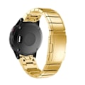 Miniatyrbillede 3 af 5: Guld Guld Stållænke kompatibel med Garmin Fenix 5X 26mm