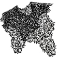 Miniatyrbilde 1 av 5: Dame falsk krage Avtakbar halv Allsidig Mote Elegant Black
