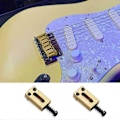 Miniatyrbilde 4 av 5: 6 stk./pakke Gitarbro-saler i solid messing Messingsaler Erstatninger 10,5 mm Silver