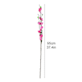 Miniatyrbilde 3 av 4: 95cm enkeltstående vinterjasmin kunstig blomst gul høy gren kunstig blomst