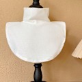 Miniatyrbilde 1 av 5: Dame falsk krage Avtakbar halv Høst Vinter Innerbekledning Strikk White