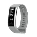 Grå Grå kompatibel med Huawei Band 2 Pro Silikonrem