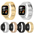 Miniatyrbillede 5 af 5: Sort Sort 2-i-1 rem kompatibel med Xiaomi Redmi Watch 3 / Mi Watch Lite 3