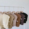 Miniatyrbilde 2 av 5: Dame falsk krage Avtakbar halv strikket sjal Air-Conditio Caramel color 37cm