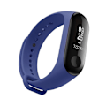Miniatyrbillede 2 af 4: Marineblå Silikone Urrem kompatibel med Xiaomi Mi Band 3